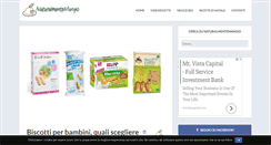 Desktop Screenshot of naturalmentemangio.it